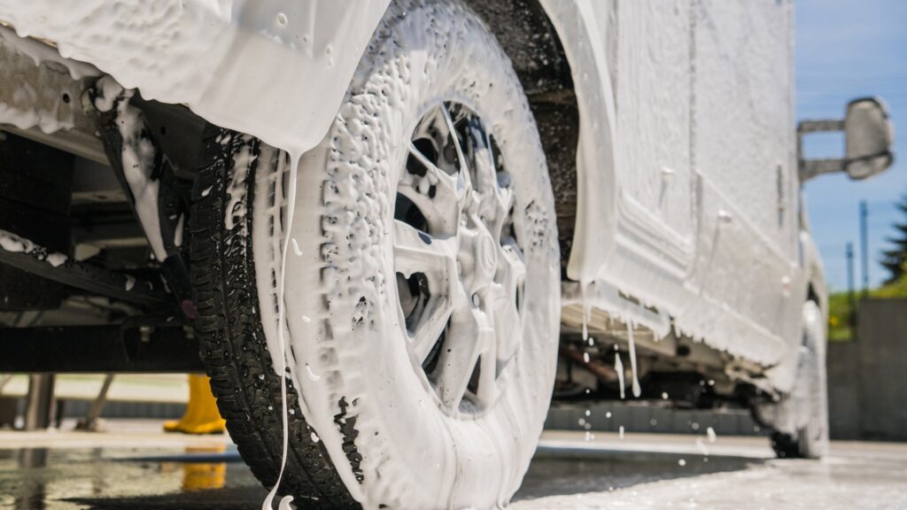 RV Detailing in San Antonio Tire Cleaning